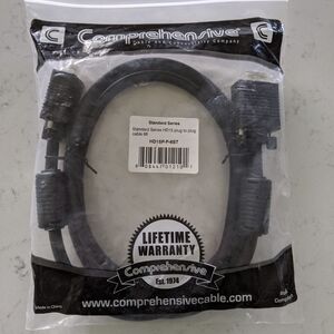 New Comprehensive Standard Series HD15 plug to plug cable 6 ft - HD15P-P-6ST